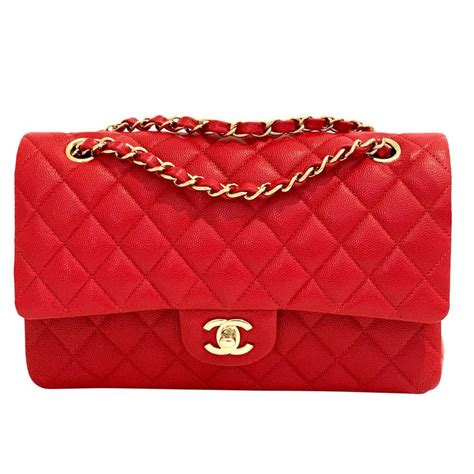 chanel replacement hardware red flap